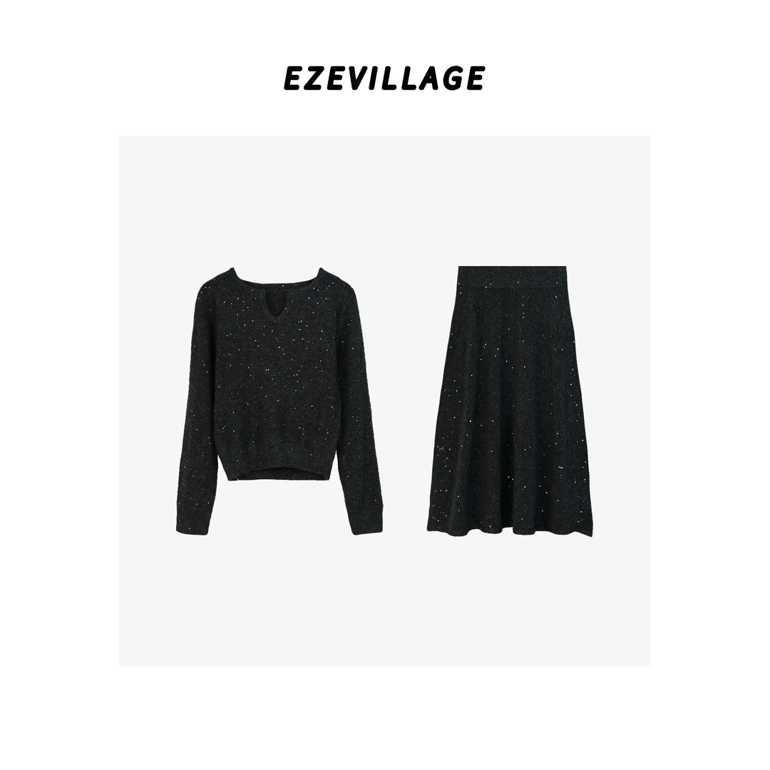 【31】秋冬新中式上衣半身裙气质显瘦套装