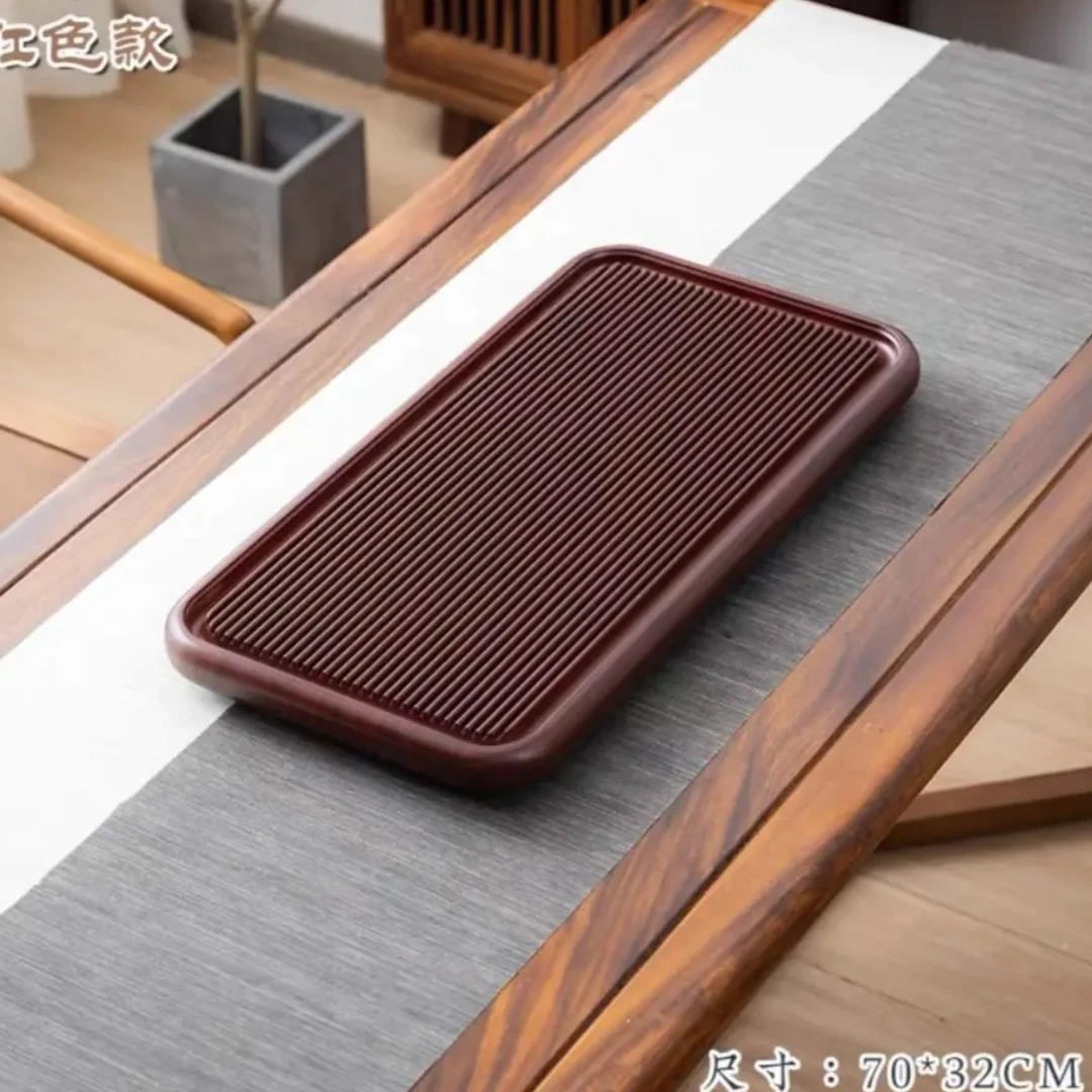 万川茶盘70*32*4【红色】