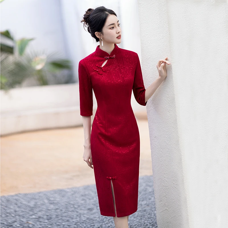 新款高端喜婆婆婚宴中国风妈妈装礼服旗袍女款丈母娘2025款网红款