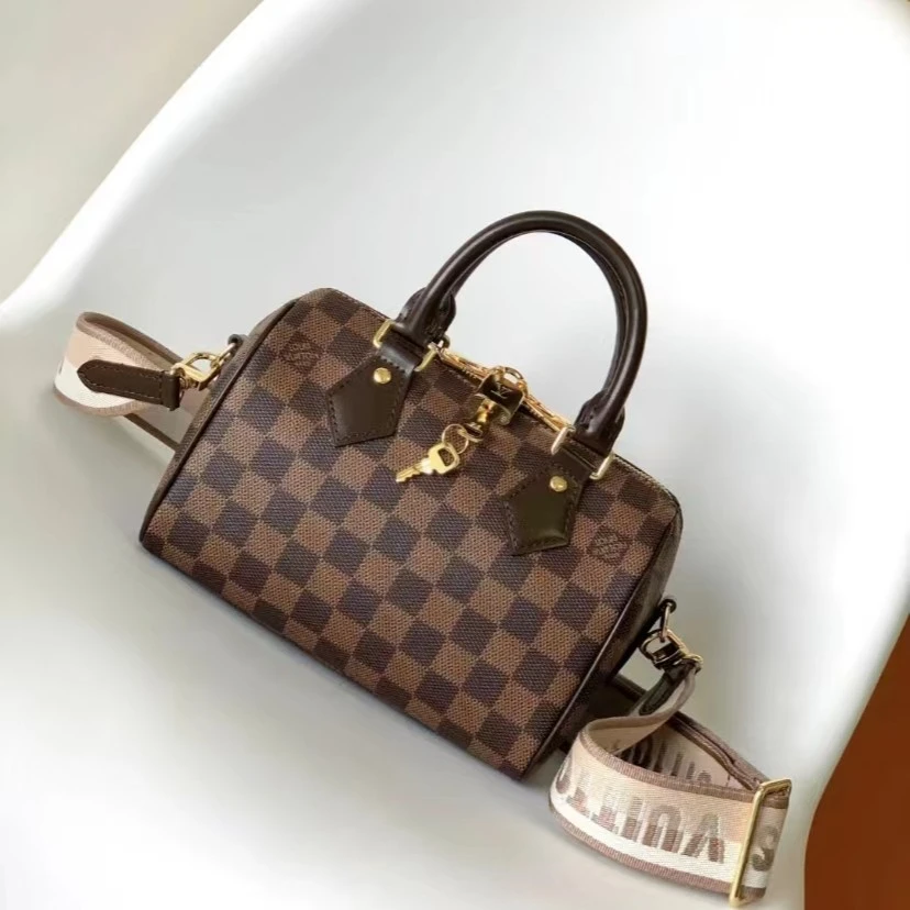 全新未使用 LouisVuitton/路易威登 speedy20棋盘格