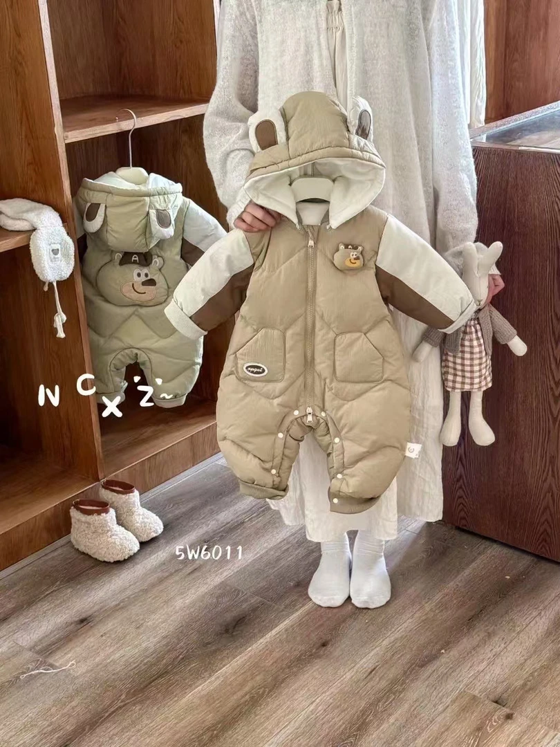 【奶茶小猪/糖巴巴】加厚冬款连体爬服【下单备注编码】