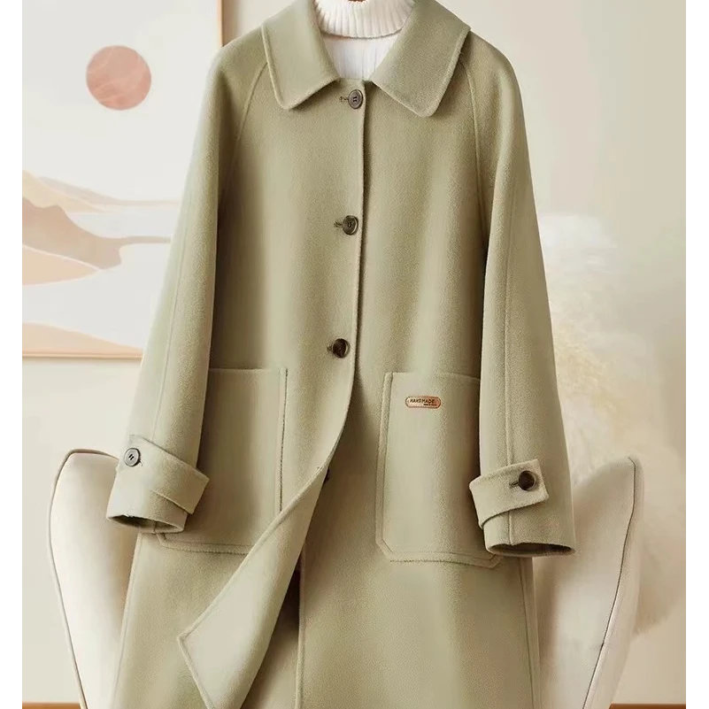 021-030秋冬气质双面呢大衣