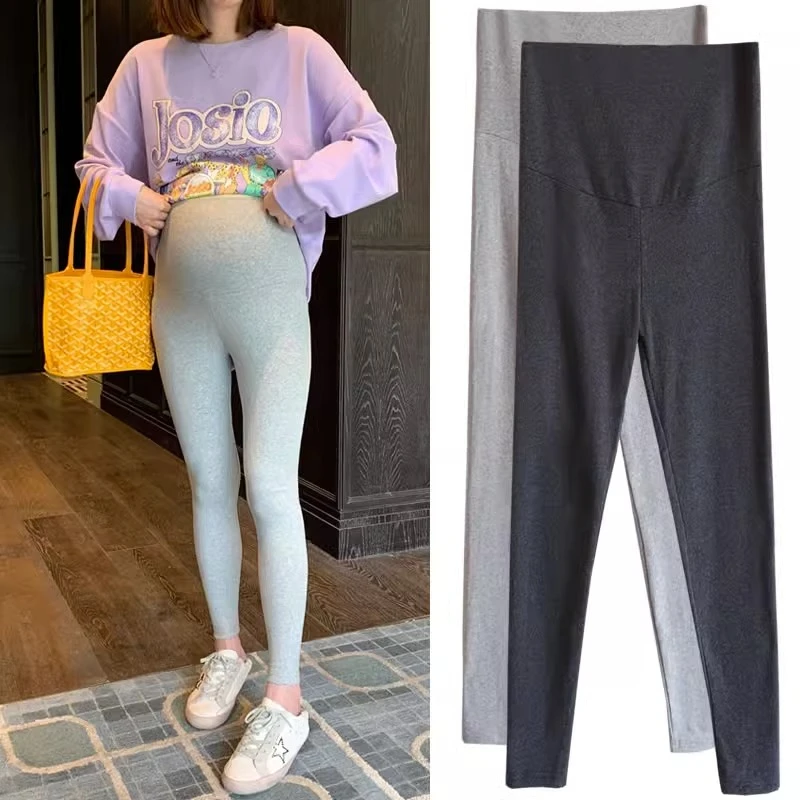 孕妇打底裤秋冬款外穿孕妇裤子流行孕妇裤棉裤瑜伽显瘦打底裤058