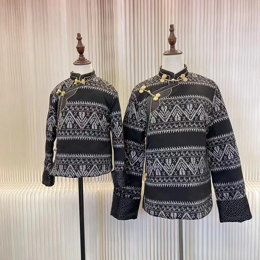 泽仁藏式【乌托邦】冬款外穿亲子款棉服TZWT602