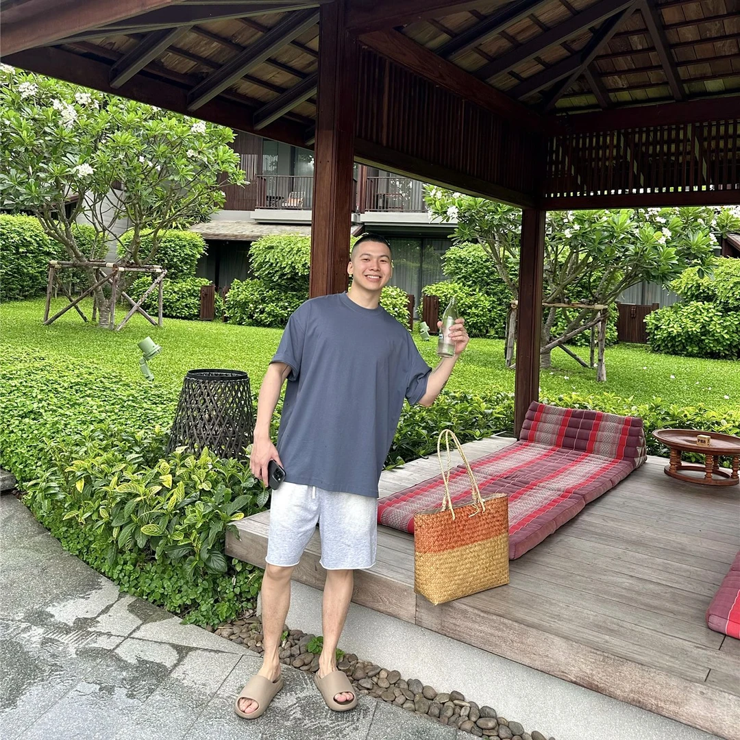 AHWOW夏季街头水洗马骝散边潮牌短裤休闲裤男毛圈短裤舒适复古