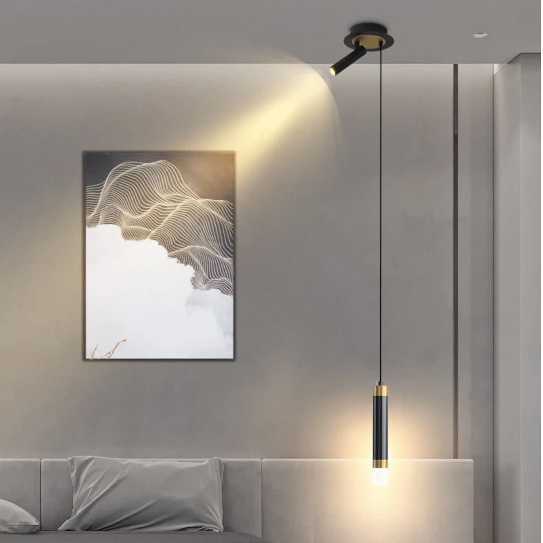 铭博轻奢时尚卧室床头吊灯北欧现代简约客厅背景墙小吊灯主卧吊灯