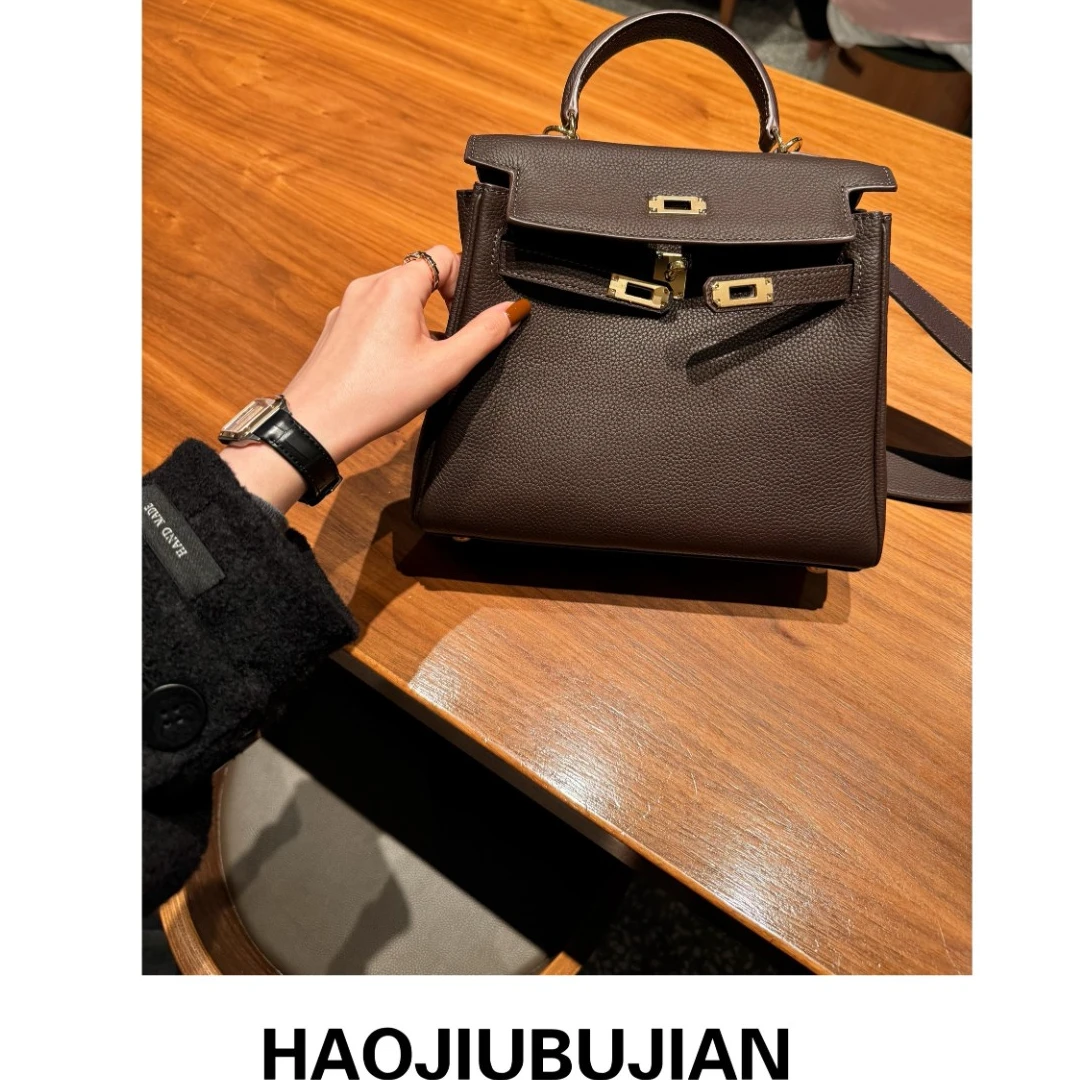 好久不见乌木色单肩包