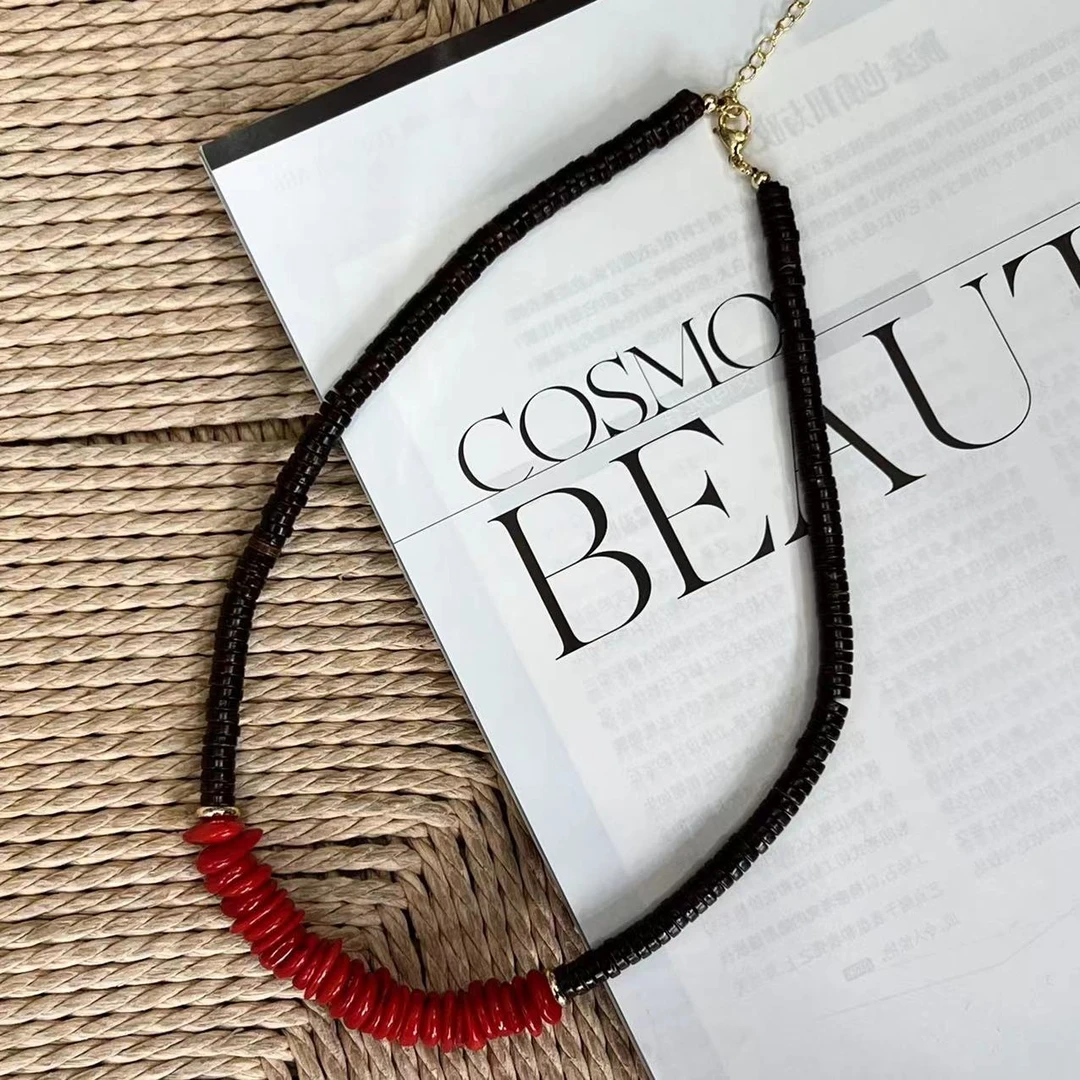 非金属项链 【乔一推荐】新款复古民族风吊坠百搭气质长项链398