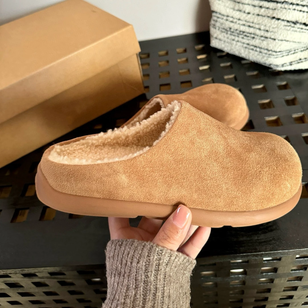 【新品小土豆】2024桑坡新款真羊皮毛一体冬季时尚保暖雪地靴