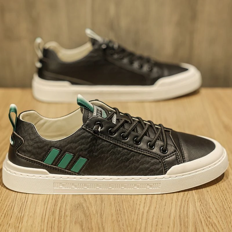 2023春季男鞋新款休闲鞋子透气学生青年运动百搭板鞋时尚男士潮鞋