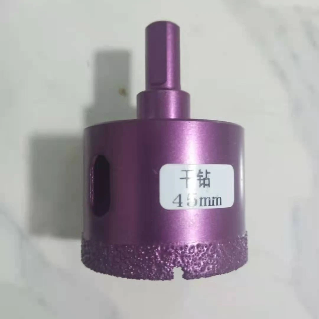 瓷砖紫色干打钻头