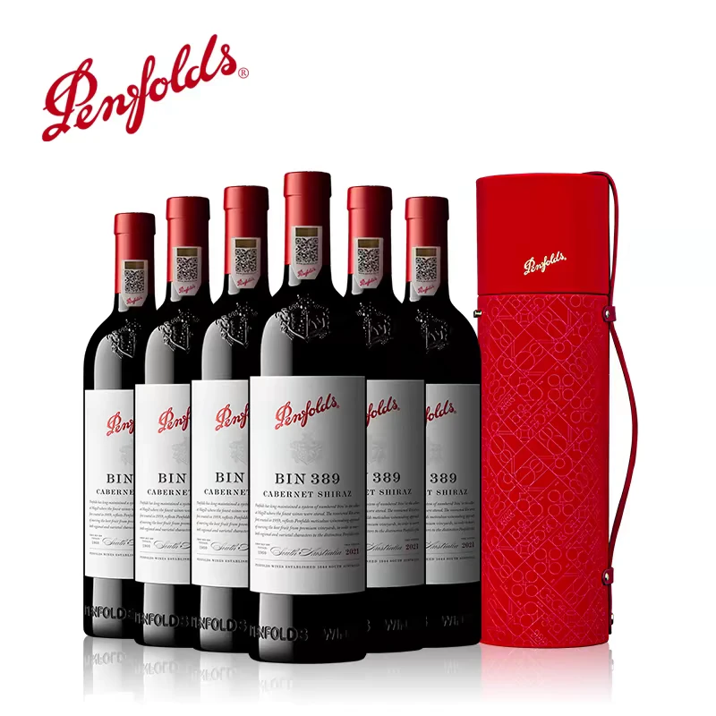 奔富389 行货一体标 整箱6支