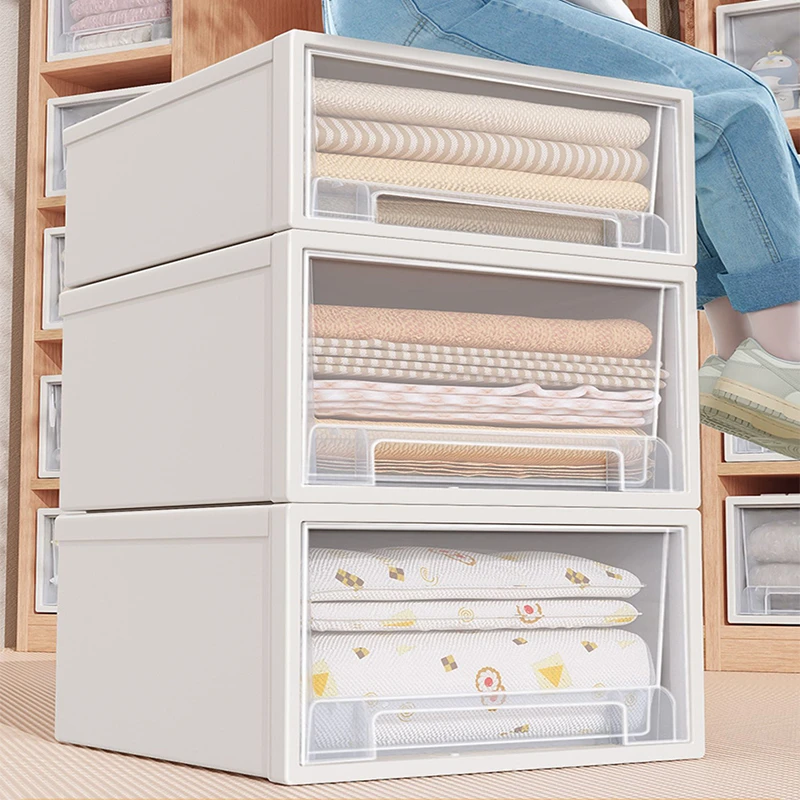 【47*35*30】衣柜分层神器 家居分类储物整理箱实用居家好物简易