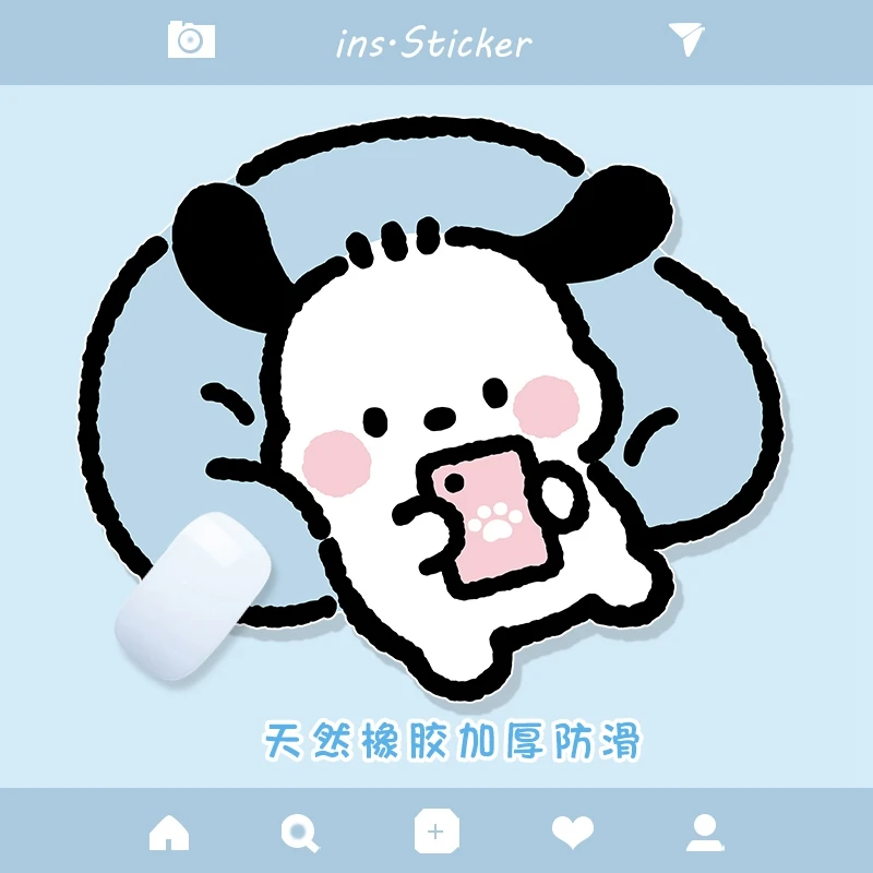 小狗狗异形鼠标垫女可爱ins高颜值办公室电脑电竞桌垫卡通防滑垫