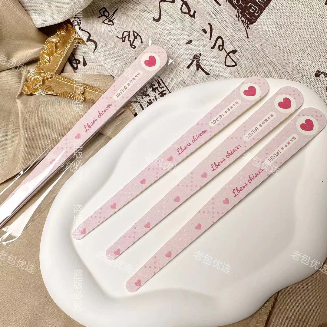 甜心公主薄纱条水洗木片挫本甲修形指甲搓条纱条薄砂条挫条美甲