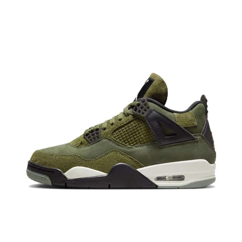 Nike/耐克【青岛专属】Air Jordan 4 军绿男子篮球鞋 FB9927-200