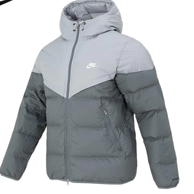 Nike/耐克连帽羽绒服男保暖棉服外套 FB8178-077