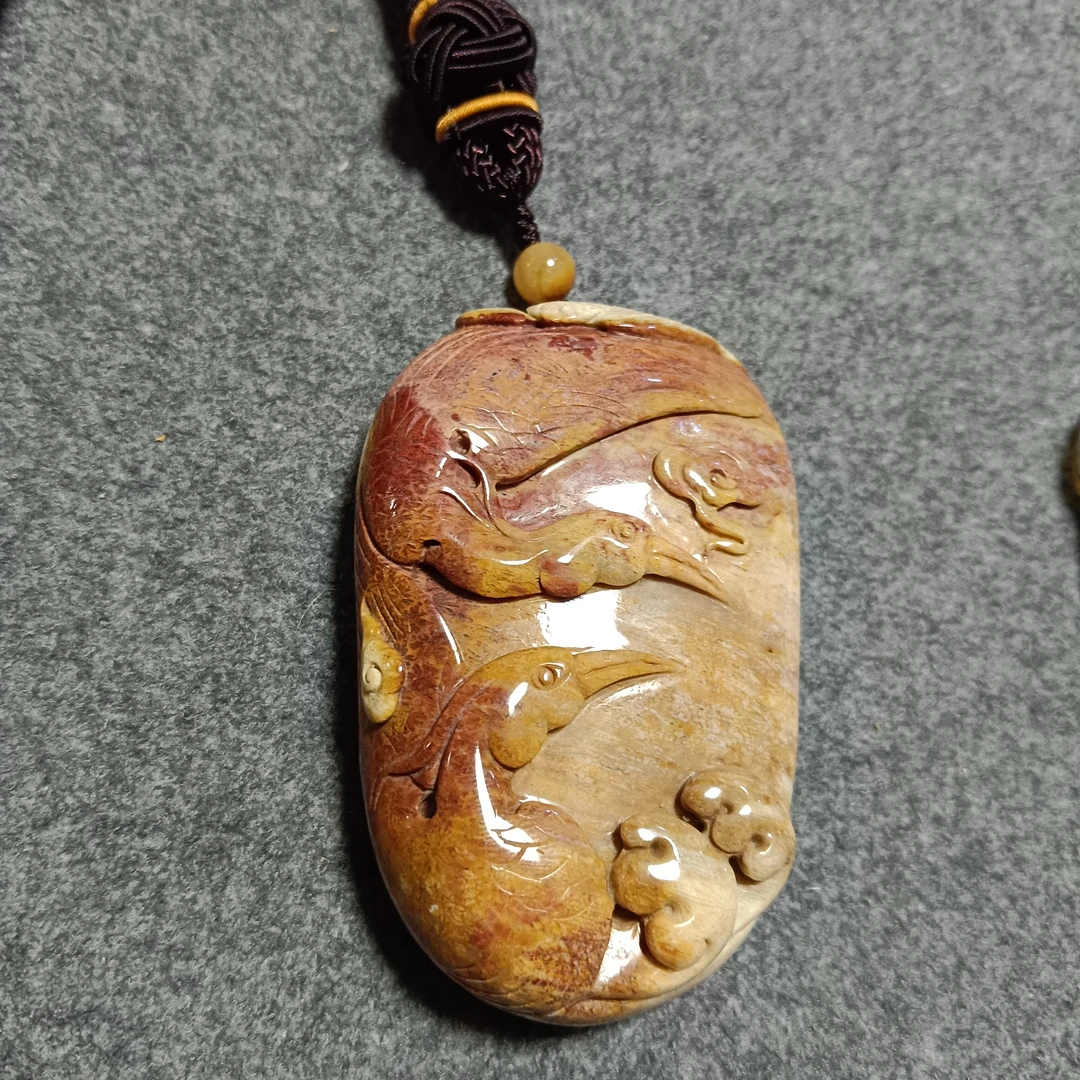 非金属硅胶手链 【老师藏品】天然珊瑚石手把件，高品质  AAA吊