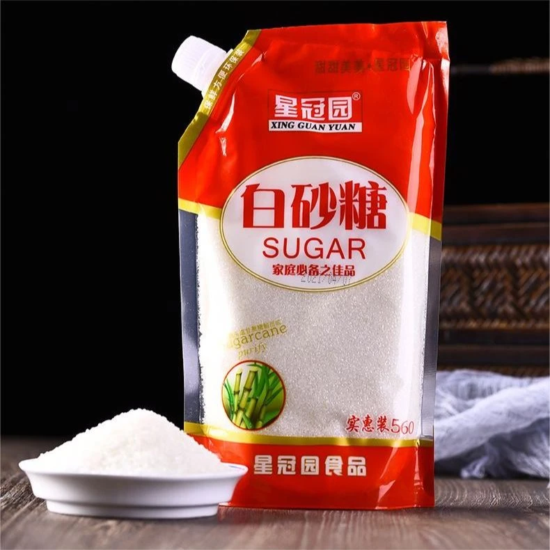 云南品质白砂糖白糖批发家用食用糖烘焙调味螺旋口散装优选甜味