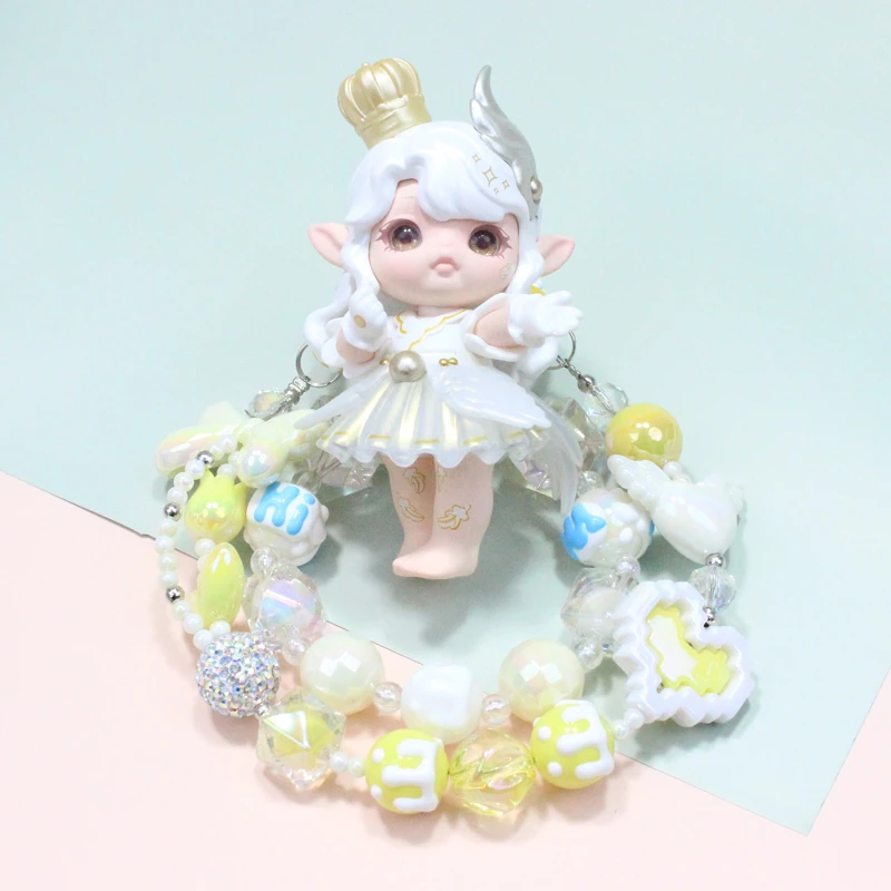 【拆盒】混端重工手绘尼泊尔钻链 正版娃 包挂 钥匙扣盲盒