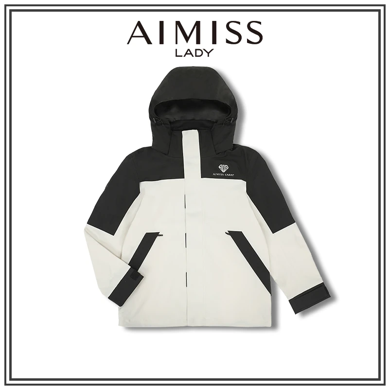 爱美斯户外运动撞色冲锋衣C01001