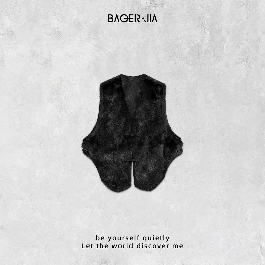 88-【万能水貂马甲】宝儿家含幂BJ58524310冬季个性定制轻奢马甲