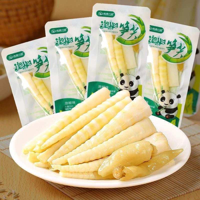 【小扬哥力荐】泡椒笋尖开袋即食山椒脆竹笋片脂解馋小包装零食下