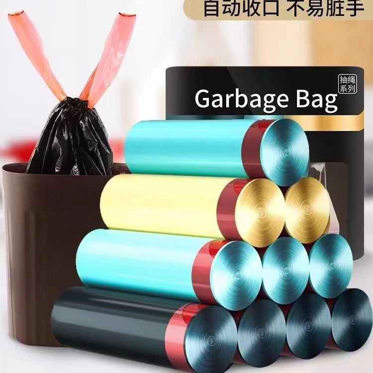垃圾袋家用手提式加厚黑色不脏手学生大号一次性加大自动收口