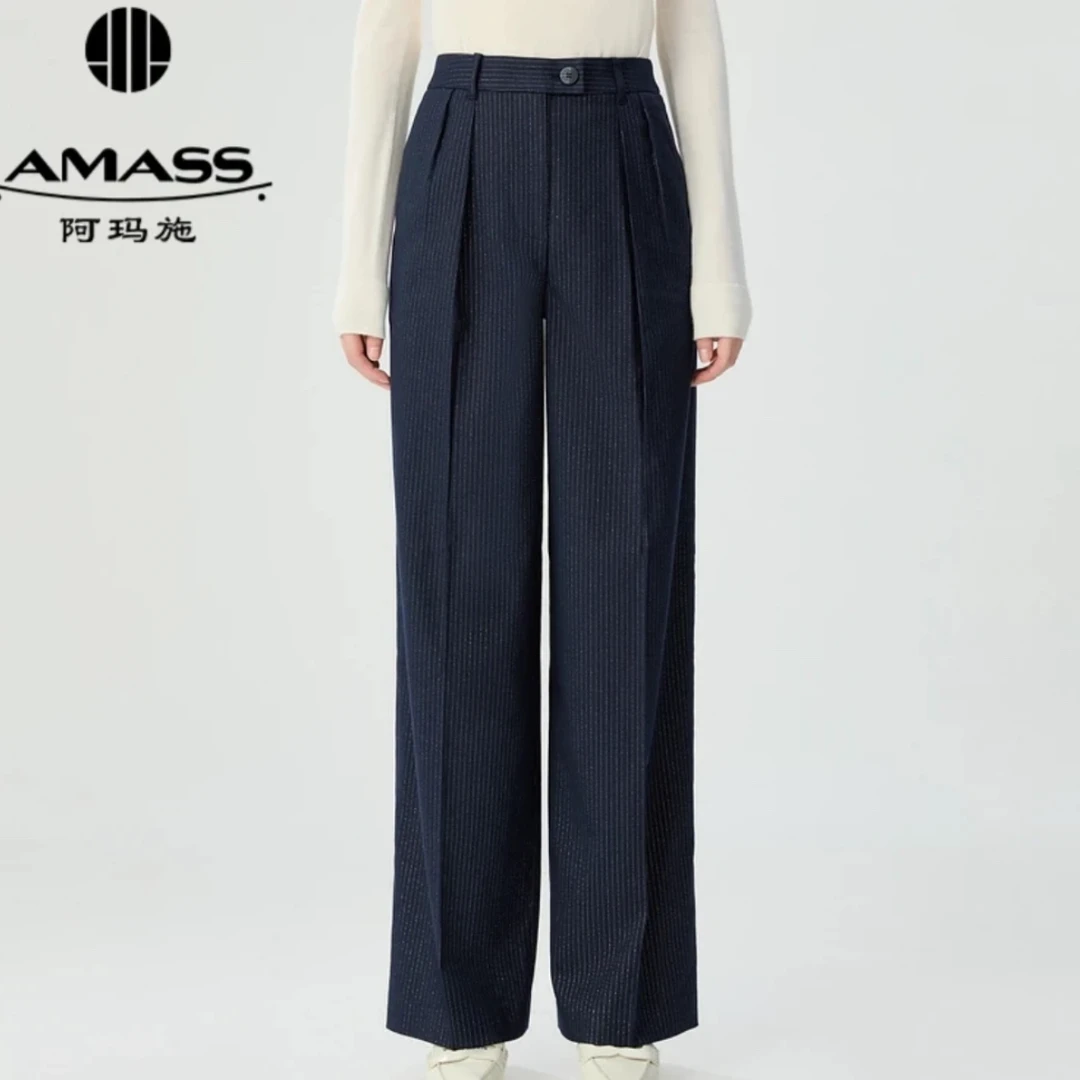 【阿玛施AMASS】5100549新款品质直筒西裤