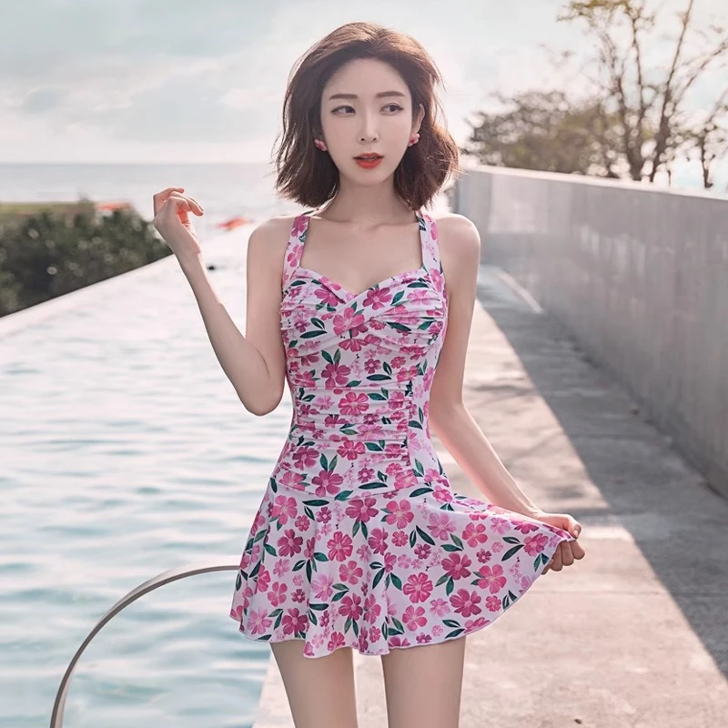 佑游13104连体泳衣女2025新款微胖保守高级遮肚显瘦沙滩泳装游泳