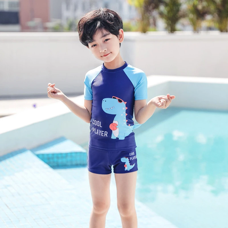 佑游31022儿童泳衣男孩小中大童学生宝宝2023新款分体游泳装备
