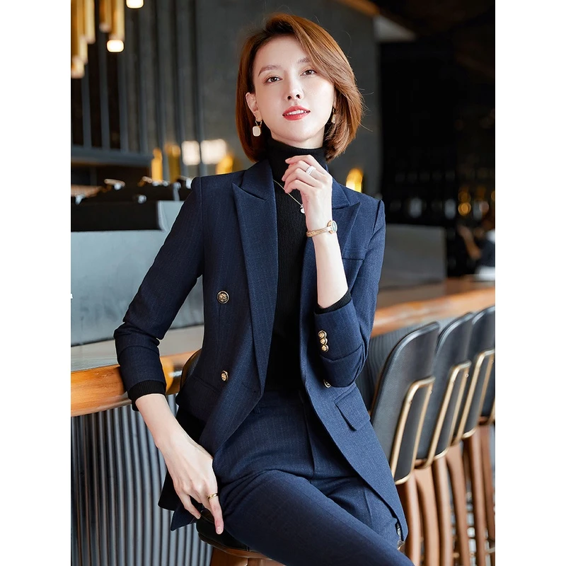 西装外套女装女秋季高端气质女神范正装工装西服套装工作服春秋
