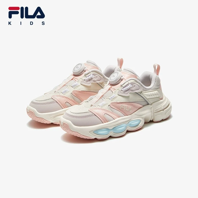 【斐乐儿童】2023年冬季中大童儿童复古旋扣异行跑鞋K15341119时尚