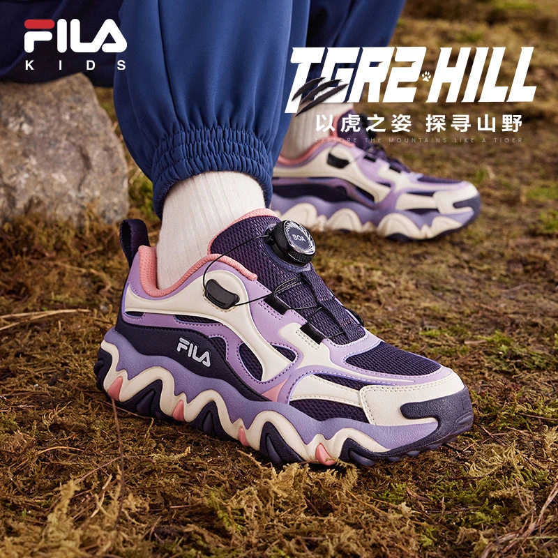 【斐乐儿童】男女同款大童鞋子冬季户外跑鞋运动户外鞋K55B442501