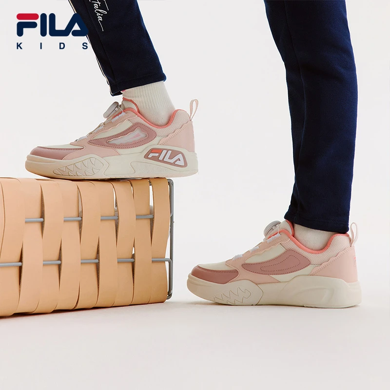 【斐乐蝙蝠鞋】2025春季中时尚舒适大童儿童休闲经典板鞋K15B441303