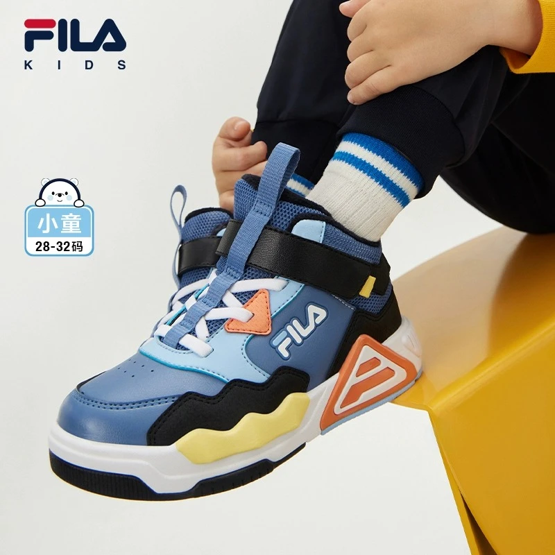 【斐乐儿童】2024年冬季小童儿童时尚休闲经典板鞋K14341305加绒