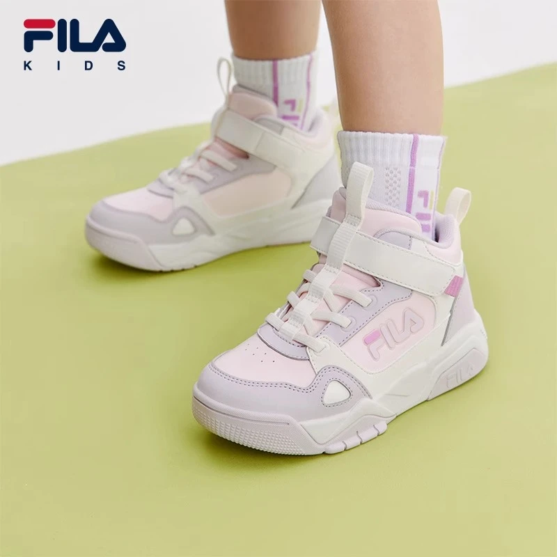 【斐乐儿童】畅想曲2024年秋季小童儿童时尚透气经典板鞋K54B431301