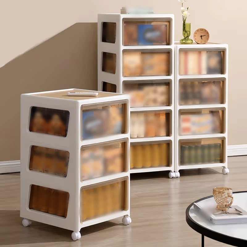 零食柜客厅卧室儿童玩具塑料储物柜多层抽屉式收纳柜置物柜子家用