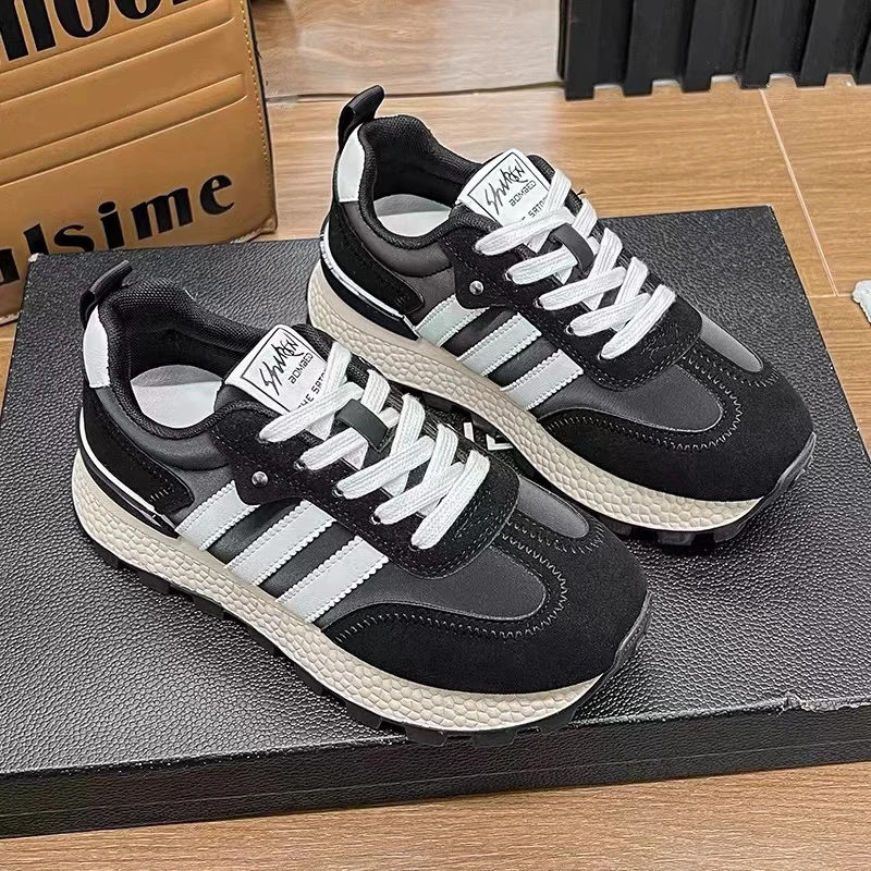 2365小蛮腰阿甘鞋女加绒新款港风休闲鞋