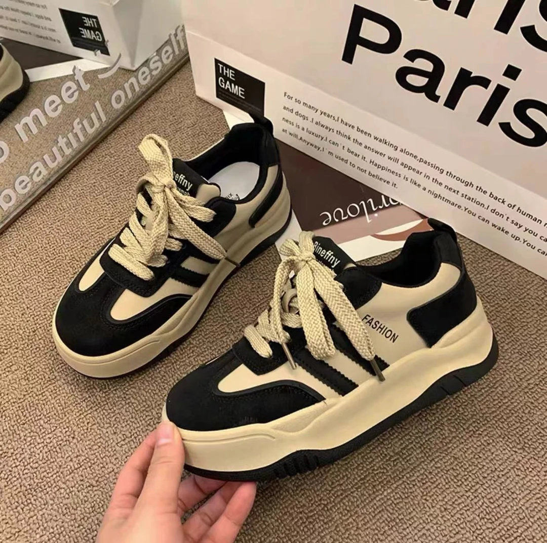 5689阿甘鞋女2024新款圆头百搭德迅鞋