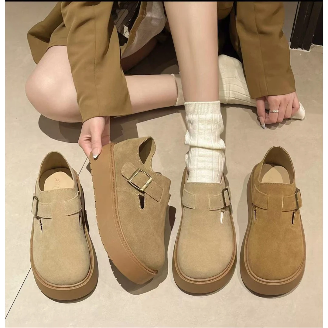 901-1新款时尚冬季女加厚百搭舒适勃肯鞋