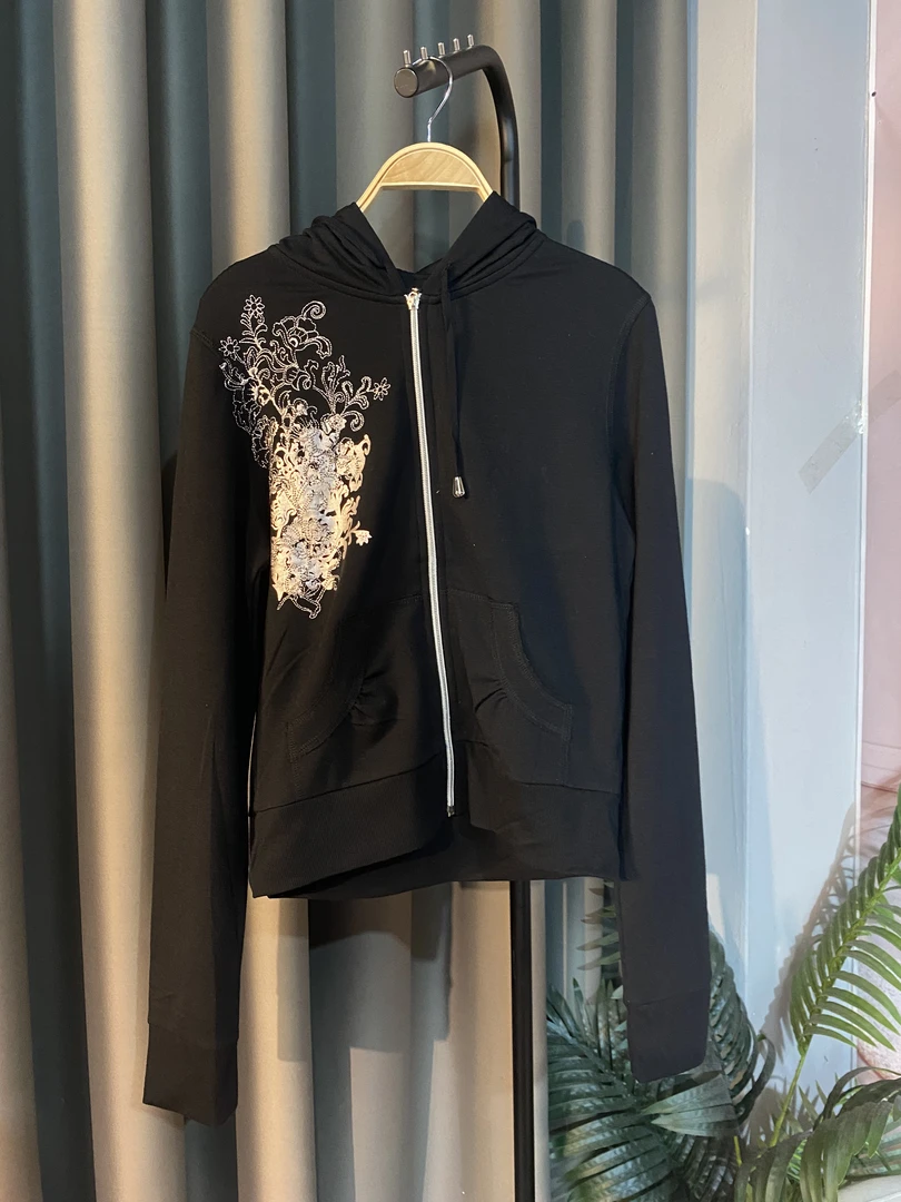 【欧美时尚小姐姐】重工百搭上衣外穿休闲运动性感舞蹈服修身短款