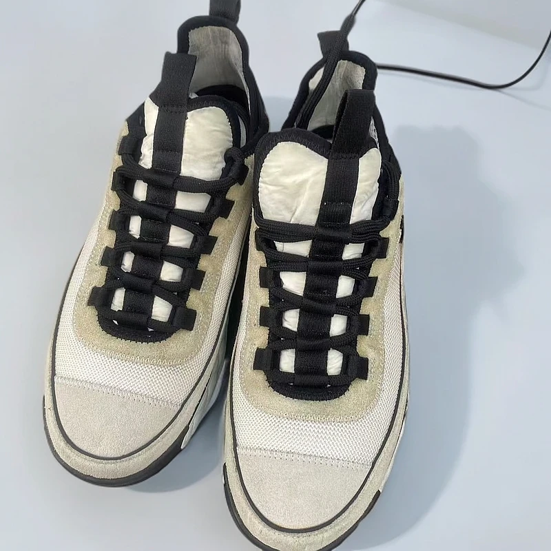 99新 Chanel/香奈儿 黑白拼色运动鞋/37.5