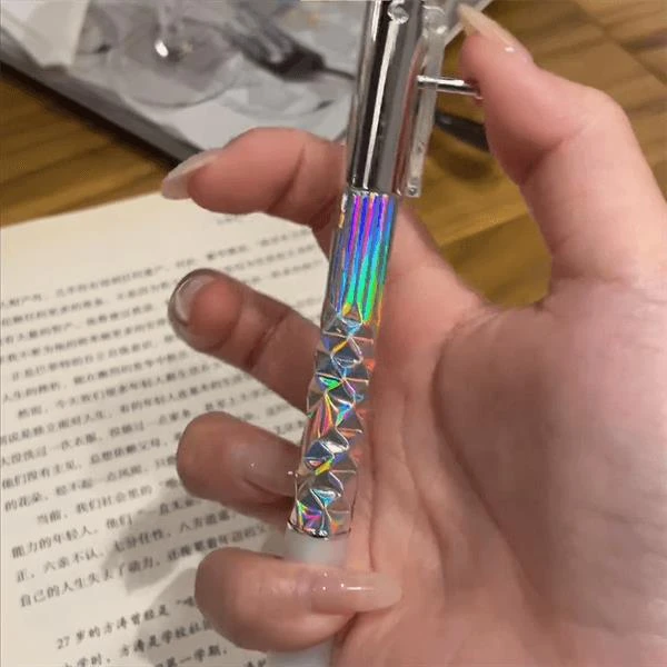 解压强迫症变形几何ins笔菱动高颜值菱动中性笔黑色速干小众通用
