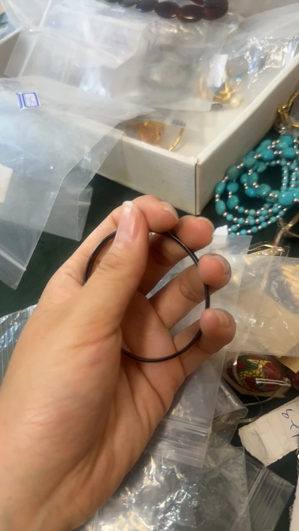 铁合金硅胶手镯 手镯中古vintage