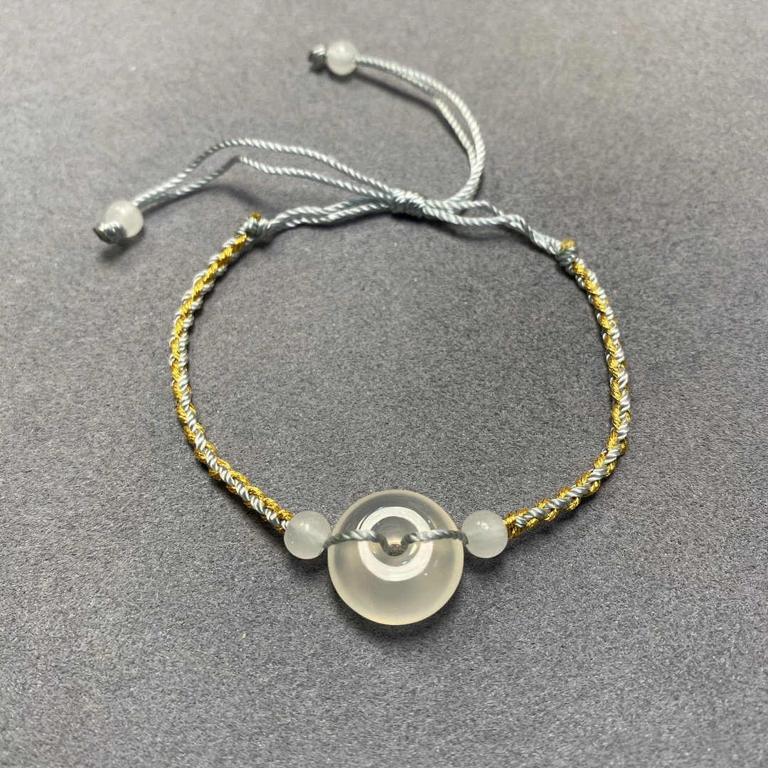 玉髓平安扣手绳（多样性发一件）DZ-1132