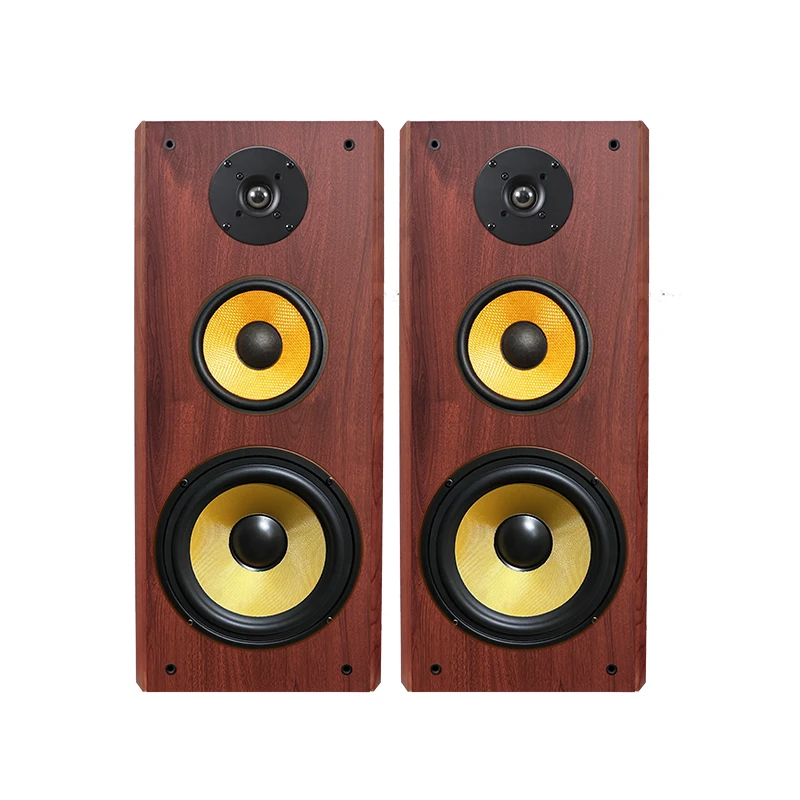 全新升级8寸重低音书架音箱无源3分频落地专业音响发烧 HIFI立体