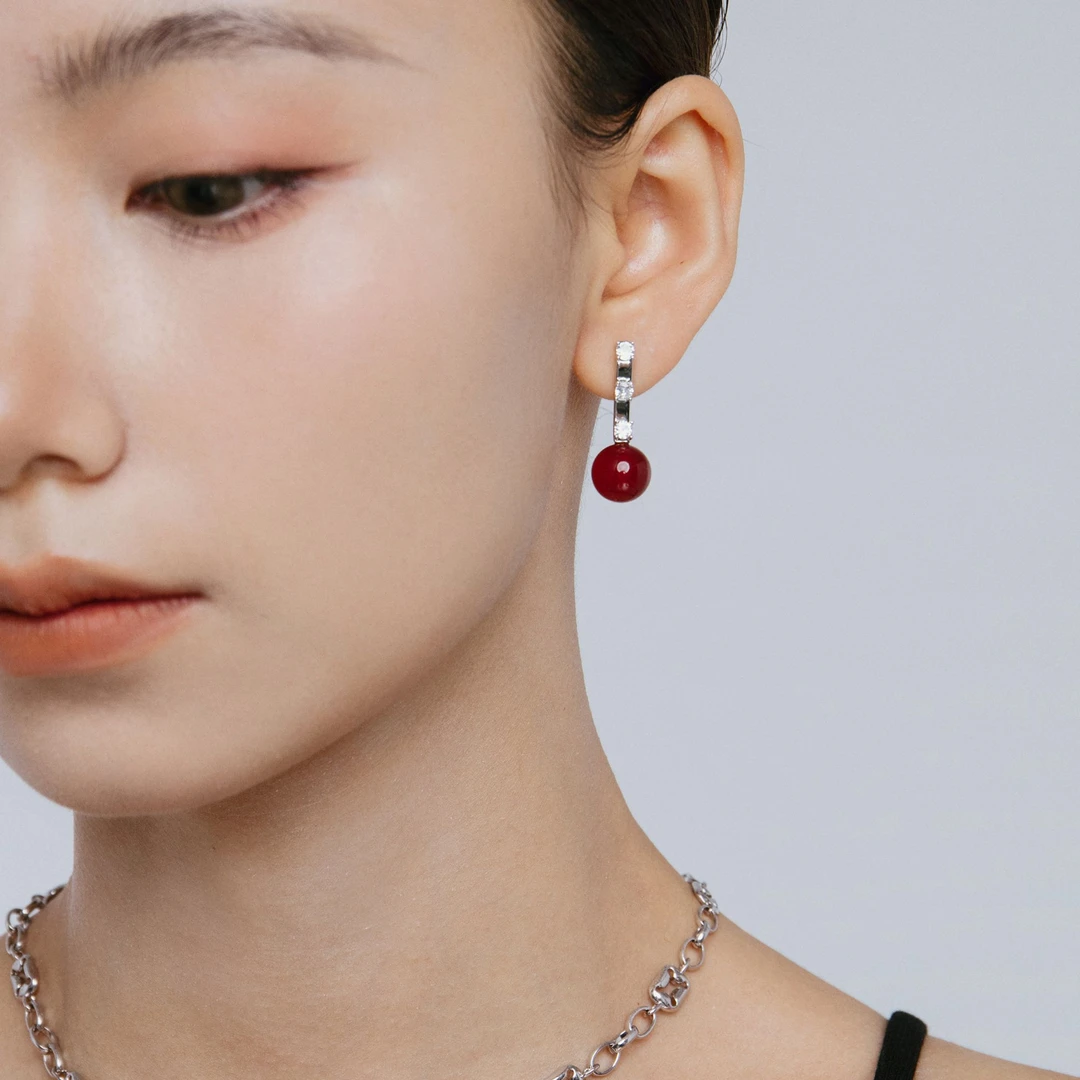 【星轨耳环】原创设计小众气质小众银饰