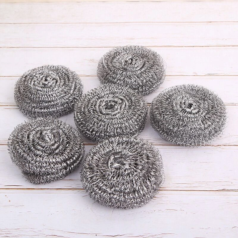 福A【钢丝球12只】不生锈不掉渣刷碗清洁钢丝球厨房用品大号不锈钢