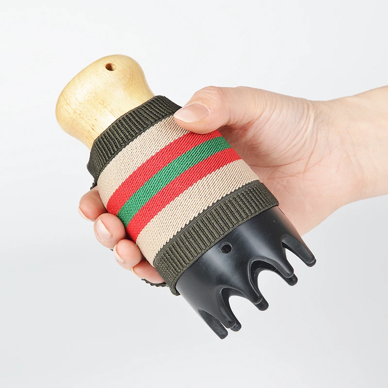 砭石艾灸刮痧筒天鹅颈头疗罐温灸按摩棒泗滨雷火灸按摩罐推拿二代